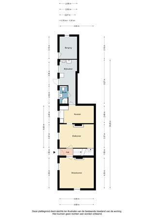 Plattegrond - Nagelbeek 53, 6365 EJ Schinnen - Nagelbeek 53 Schinnen - Begane grond 2D.jpg